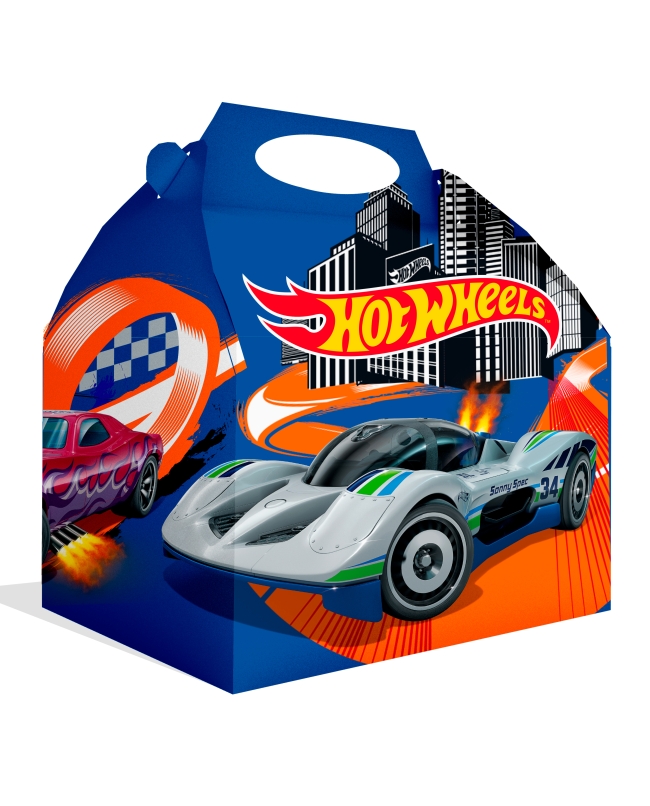 Cajita Hot Wheels 16 x 16 x 10,5cm