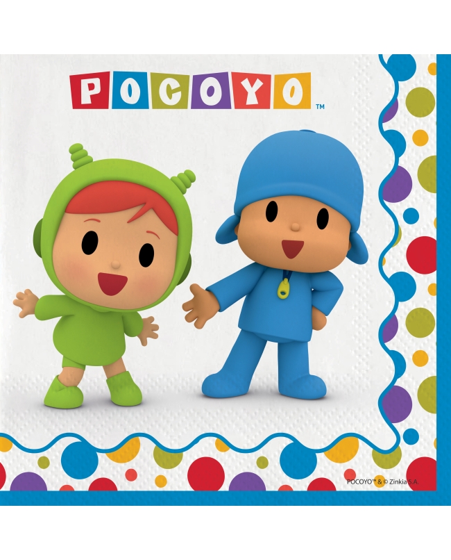 Servilletas 33cm Pocoyo