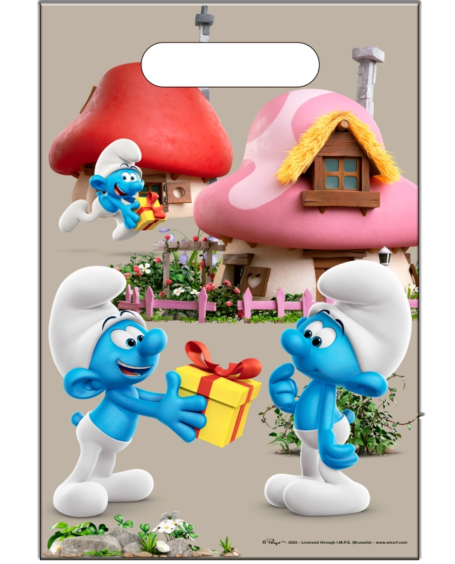 Bolsa Rectangular Pitufos