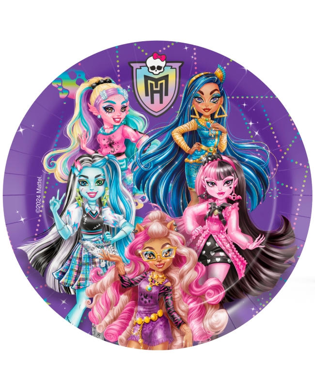Platos 23cm Monster High