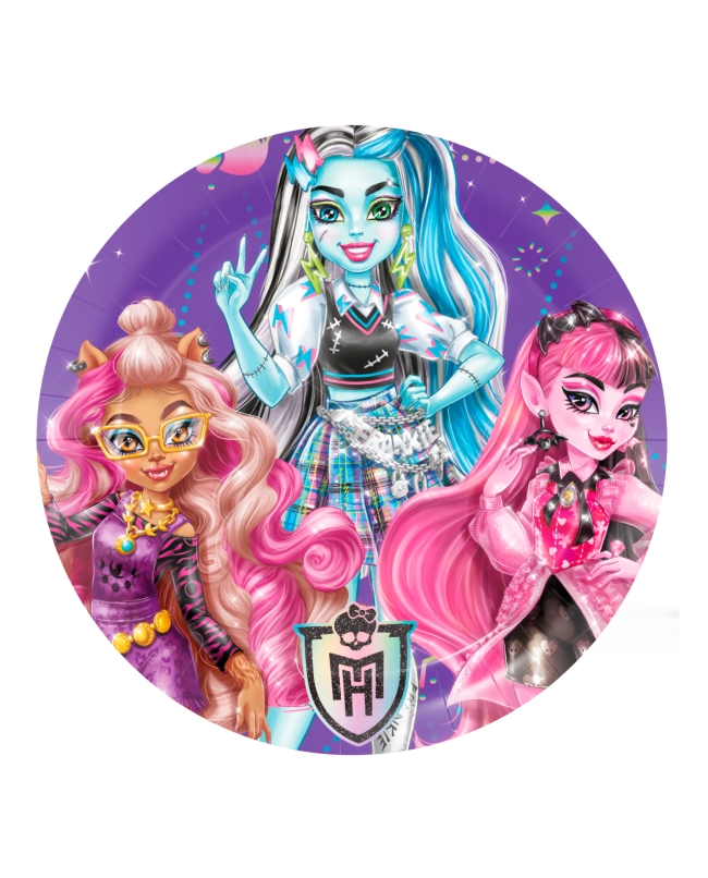 Platos 18cm Monster High