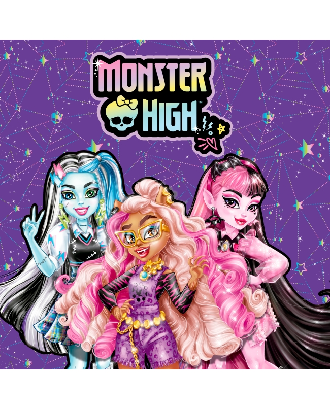 Servilletas 33 x 33cm Monster High