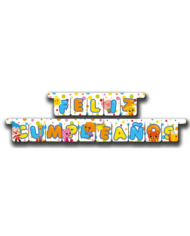 Guirnalda Es Payaso Plim Plim 3mt