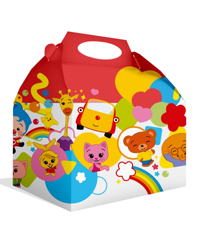 Cajita Payaso Plim Plim 16x16x5cm