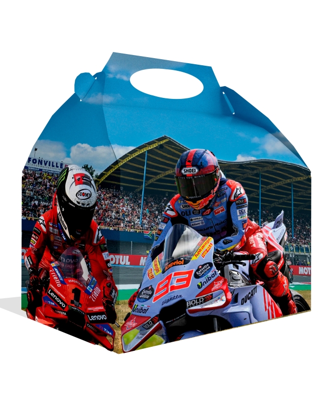 Cajita Moto GP 16 x 16 x 10,5cm