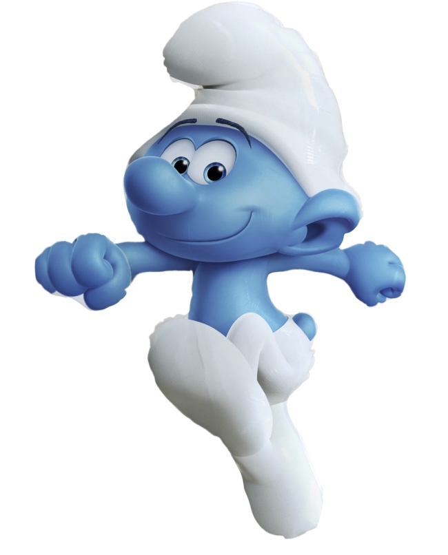 Globo Forma Pitufo 86 X 56cm