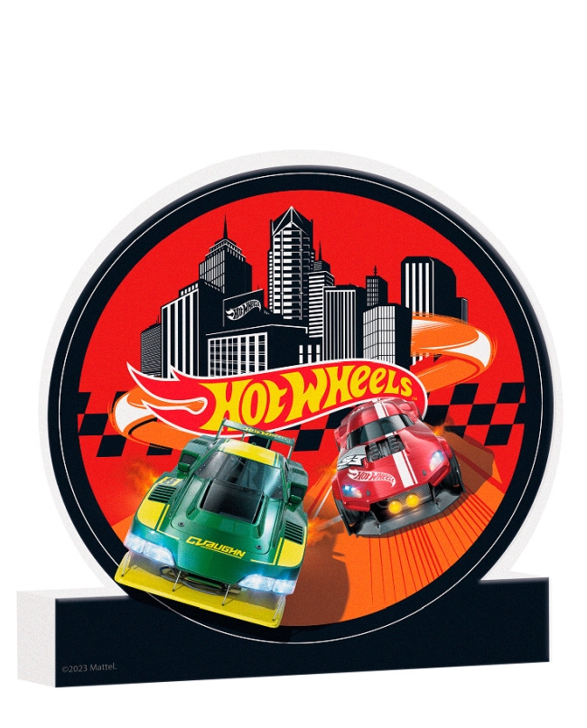 Figura Corcho Hot Wheels 28cm X 26cm