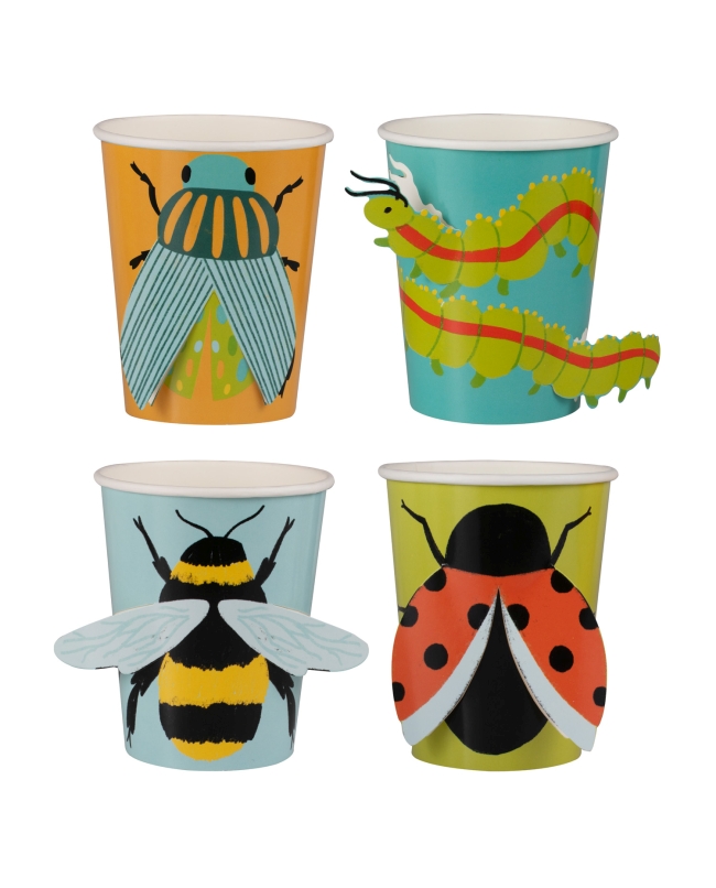 Vasos Papel Bichos Troquelados ***OFERTA DTO NO ACUMULABLE