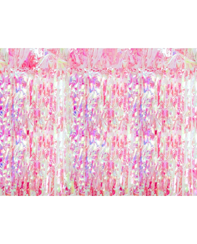 Cortina Rosa Iriidiscente 100X200cm ***OFERTA DTO NO ACUMULABLE