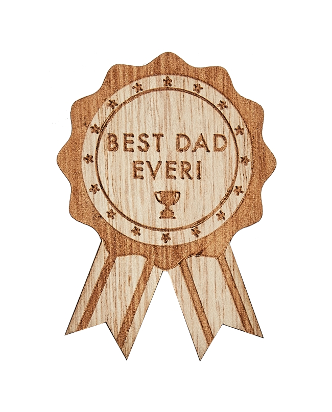 Chapa Best Dad Everi Madera ***OFERTA DTO NO ACUMULABLE