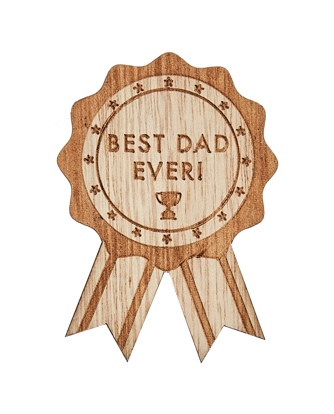 Chapa Best Dad Everi Madera ***OFERTA DTO NO ACUMULABLE