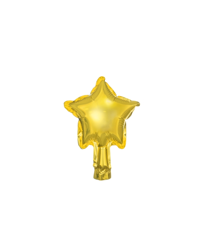 Globo Foil Estrella Oro 12cm ***OFERTA DTO NO ACUMULABLE