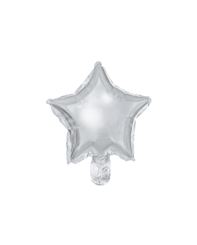 Globo Foil Estrella Plata 25cm ***OFERTA DTO NO ACUMULABLE
