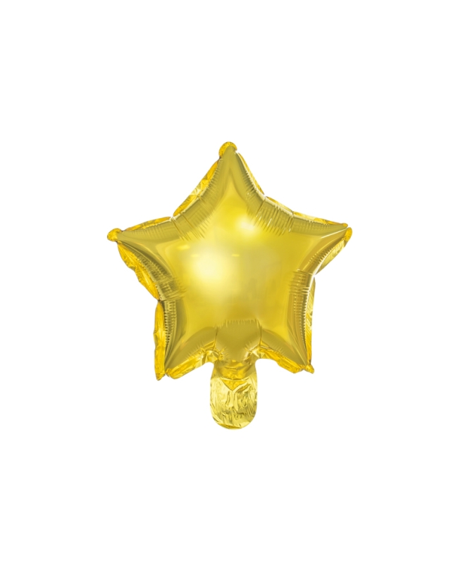 Globo Foil Estrella Oro 25cm ***OFERTA DTO NO ACUMULABLE