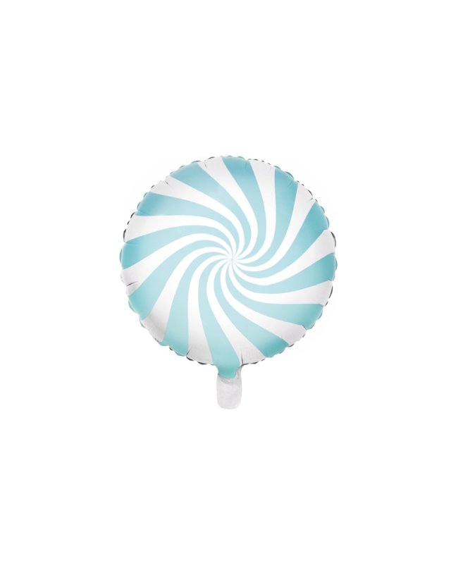 Globo Foil Caramelo Azul Claro 35cm ***OFERTA DTO NO ACUMULABLE