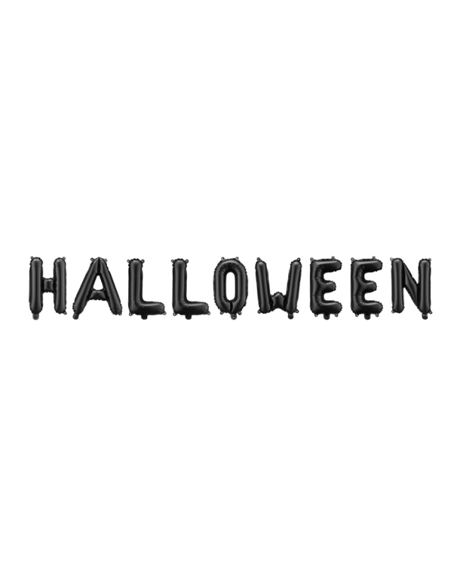 Globo Foil Halloween Negro 280X46cm ***OFERTA DTO NO ACUMULABLE