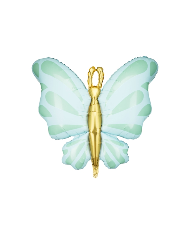 Globo Foil Mariposa 69X69cm Menta ***OFERTA DTO NO ACUMULABLE