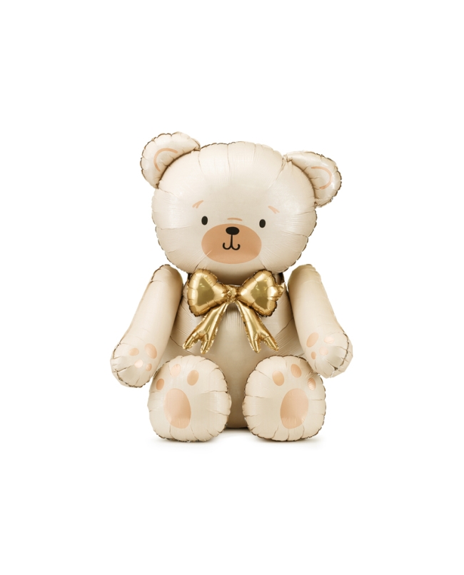 Globo Foil Oso Crema 75X84cm ***OFERTA DTO NO ACUMULABLE
