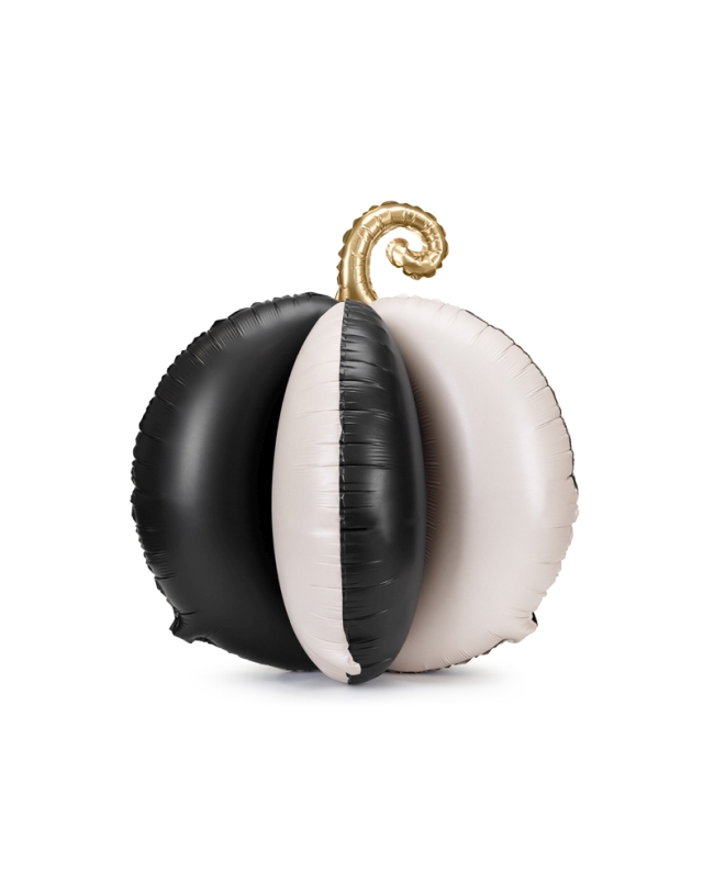 Globo Foil Pie Calabaza Blanca/Negro 3D 58X58cm ***OFERTA DTO NO ACUMULABLE