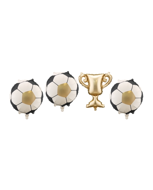 Globos Foil Trofeo Y Pelotas 33X33cm Y 34cm ***OFERTA DTO NO ACUMULABLE