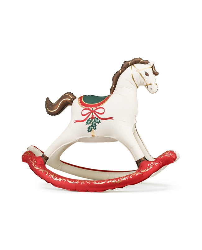 Globo Foil Caballo Balancin Xmas 118X104cm ***OFERTA DTO NO ACUMULABLE