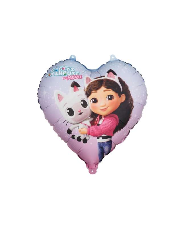 Globo Foil Corazon La Casa Gabby 35cm ***OFERTA DTO NO ACUMULABLE