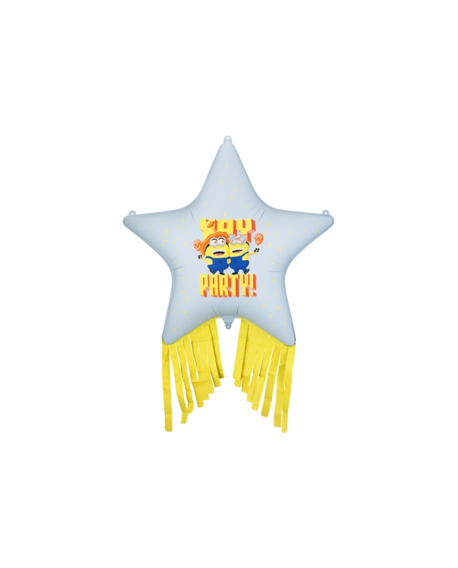 Globo Foil Estrella Borlas Minions 72X72cm ***OFERTA DTO NO ACUMULABLE