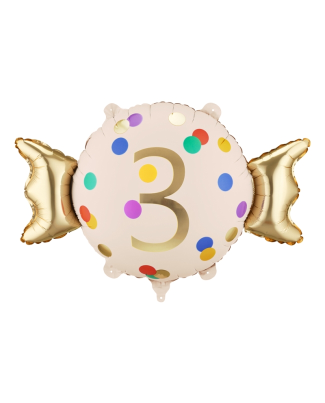 Globo Foil Caramelo 3 61X37cm ***OFERTA DTO NO ACUMULABLE