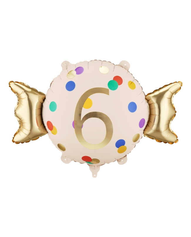 Globo Foil Caramelo 6 61X37cm ***OFERTA DTO NO ACUMULABLE
