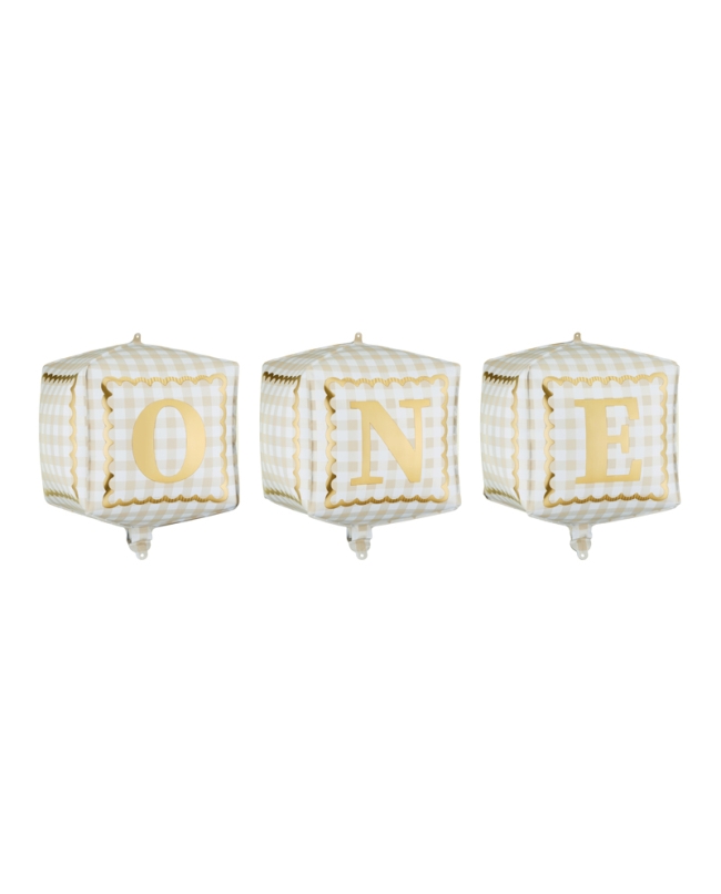Globos Foil Cubos One 34X36cm ***OFERTA DTO NO ACUMULABLE