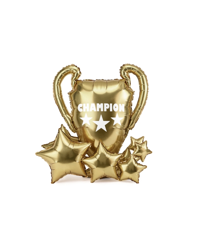 Globo Foil Pie Trofeo Estrellas 83X87cm ***OFERTA DTO NO ACUMULABLE