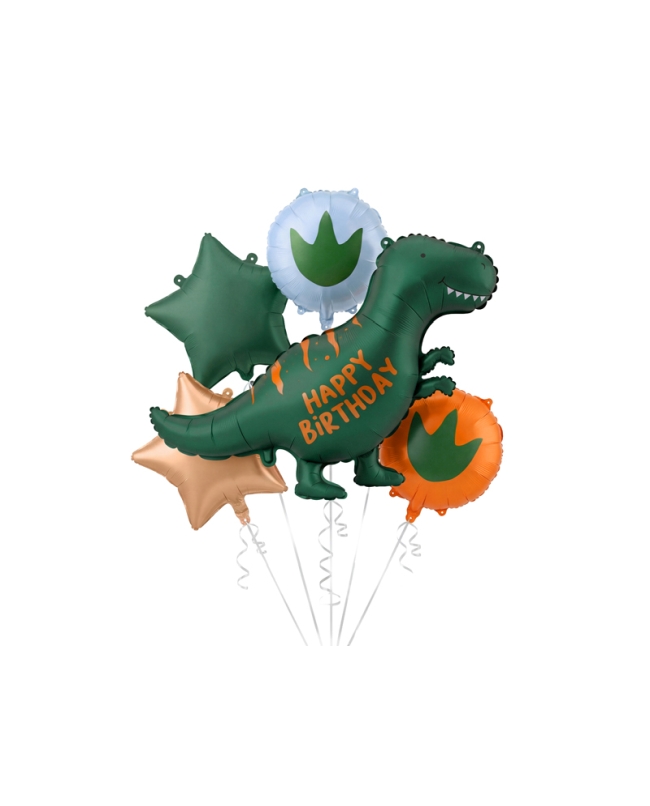 Buque Globos Foil Dinosaurio Happy Bday ***OFERTA DTO NO ACUMULABLE