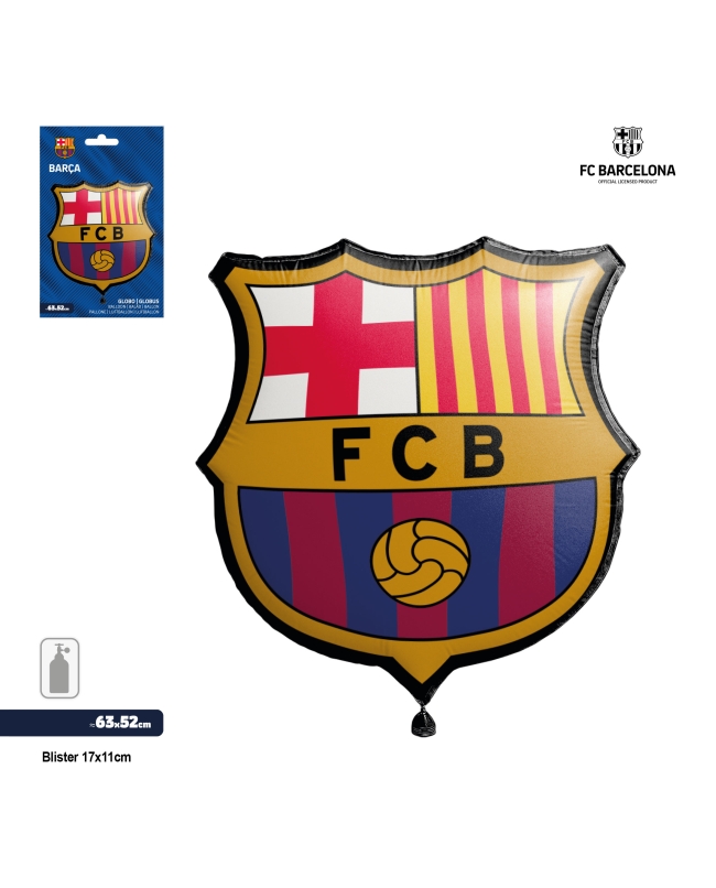 Globo Foil Fc Barcelona Escudo 55X52cm ***OFERTA DTO NO ACUMULABLE