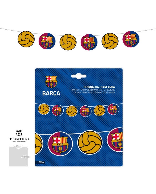 Guirnalda Fc Barcelona Balones ***OFERTA DTO NO ACUMULABLE