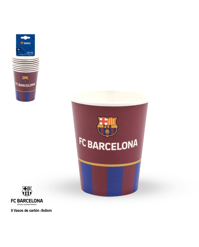 Vasos Fc Barcelona Forma Escudo ***OFERTA DTO NO ACUMULABLE