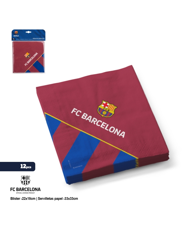 Servilletas Fc Barcelona Escudo F.Grana ***OFERTA DTO NO ACUMULABLE