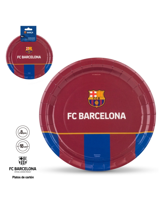 Platos Fc Barcelona Escudo F.Grana 18cm ***OFERTA DTO NO ACUMULABLE