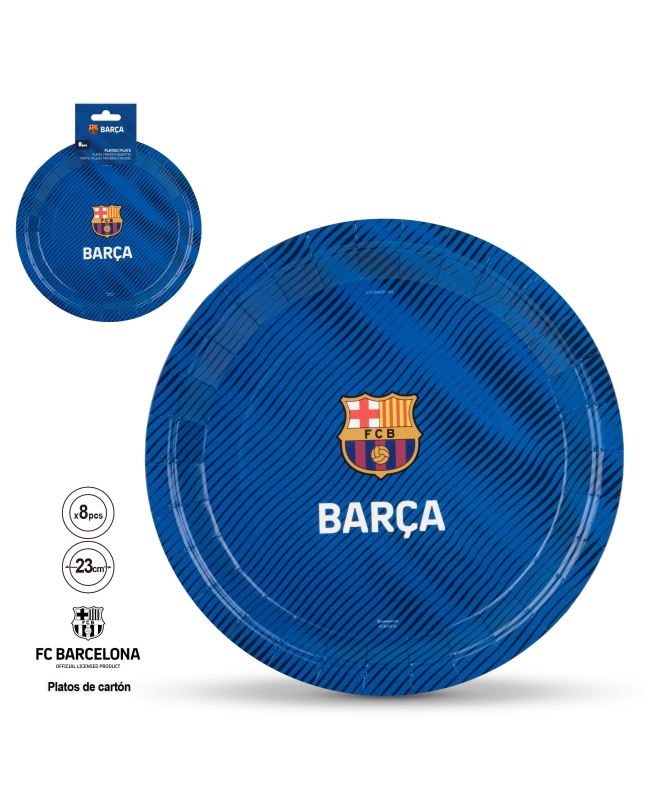 Platos FC Barcelona Logo 23cm ***OFERTA DTO NO ACUMULABLE