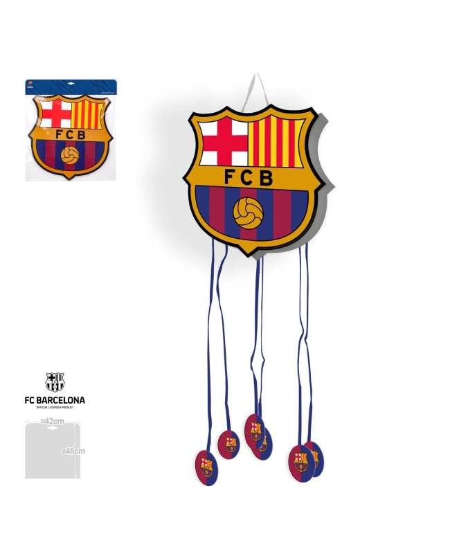 Piñata Escudo FC Barcelona 40 x 40cm ***OFERTA DTO NO ACUMULABLE