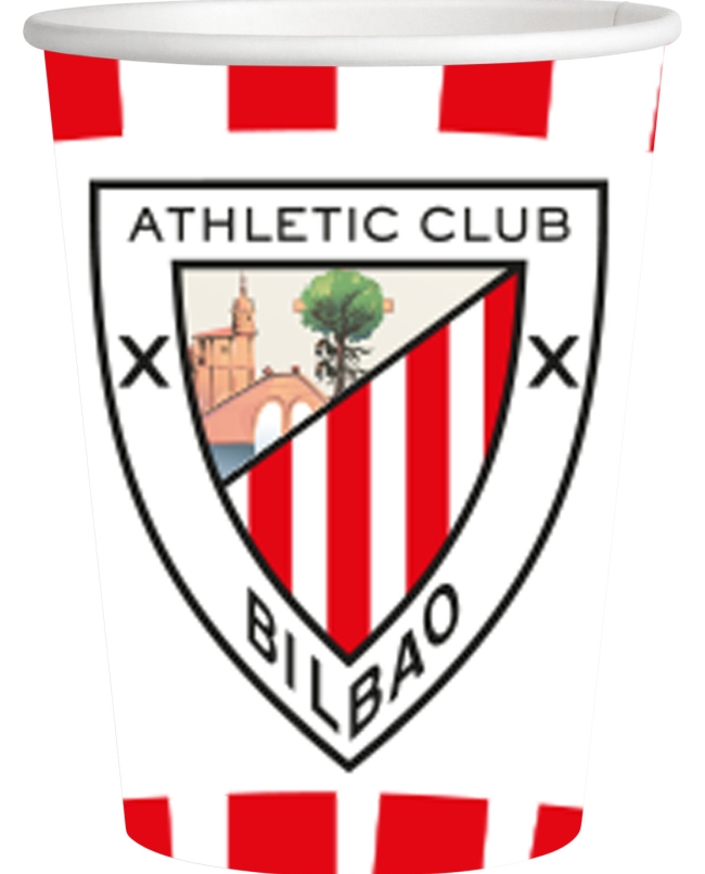 8 Vasos Athletic de Bilbao 250ml