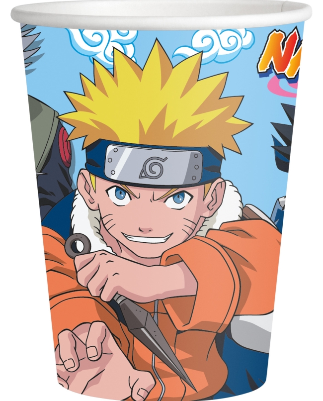 Vasos 250ml Naruto