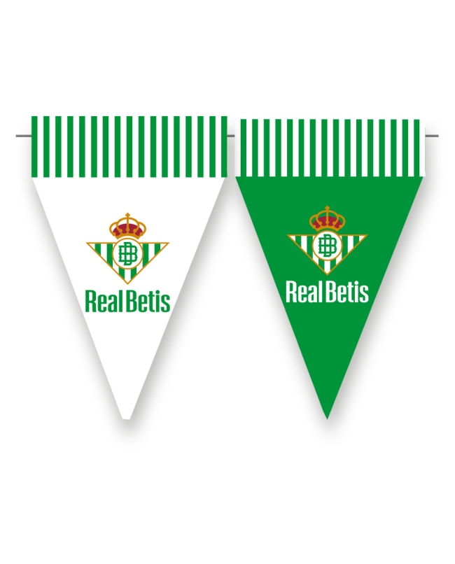 Banderin Real Betis 20cm x 30cm x 3m