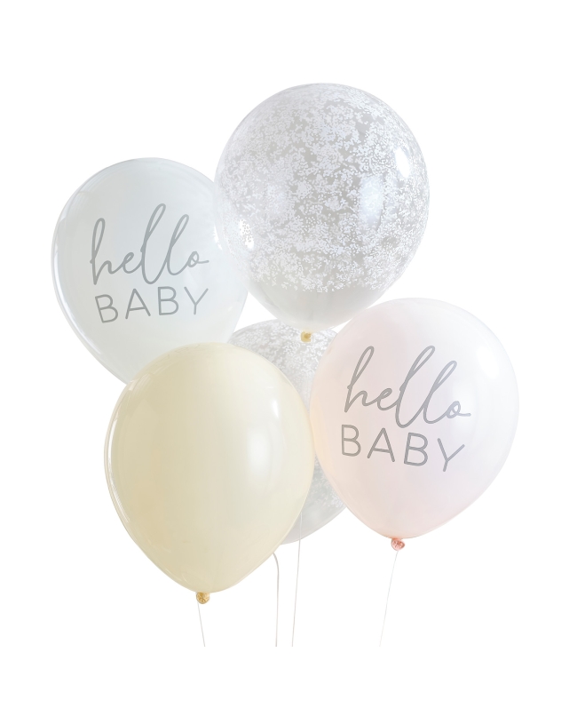 Kit Globos Latex Baby Floral ***OFERTA DTO NO ACUMULABLE
