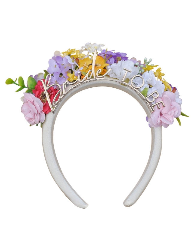 Diadema Floral Bride To Be ***OFERTA DTO NO ACUMULABLE