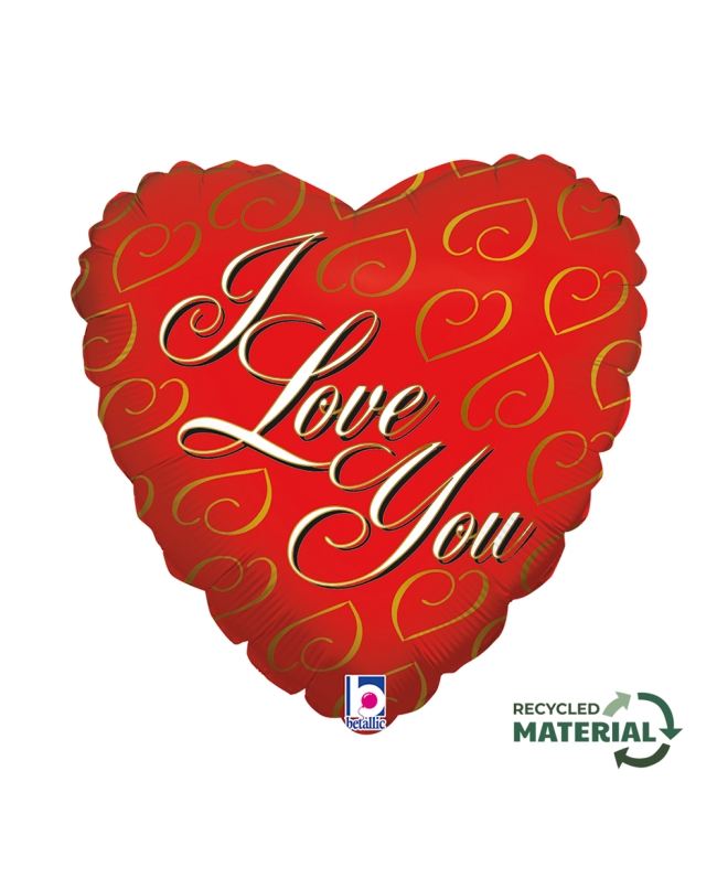 18/46cm Corazon Rojo I Love You (0,014m3)