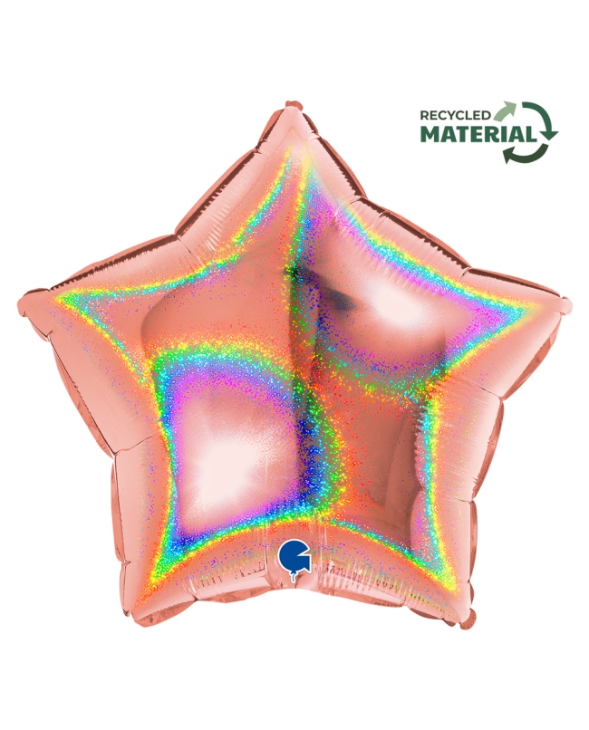 18/46cm Estrella Rosa Oro Hologr. 42X40cm (0,014m3)