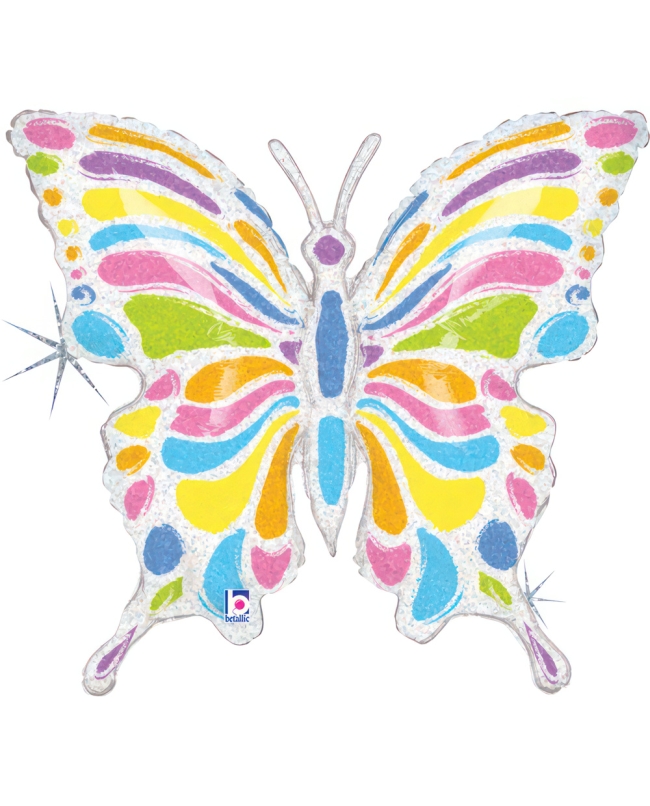 Forma Mariposa Pastel Holografica 71 X 68cm (0,042m3)
