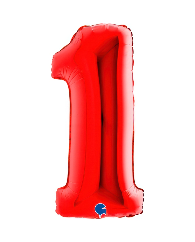 Forma Numero 1 Rojo 42X89cm (0,062m3)