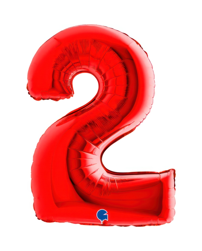 Forma Numero 2 Rojo 69X89cm (0,073m3)