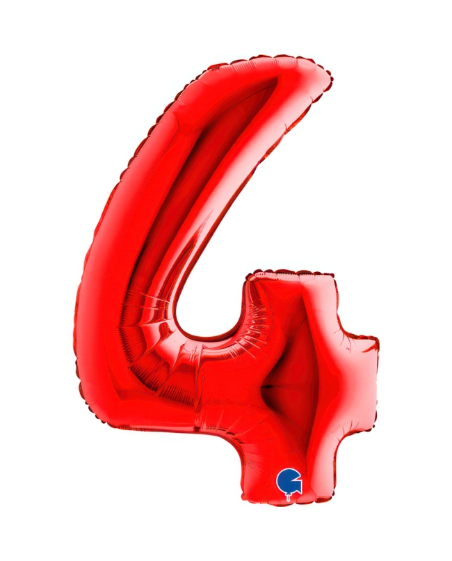 Forma Numero 4 Rojo 64X92cm (0,055m3)